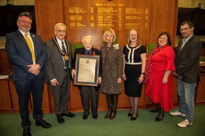 Albert Keir: 99-year-old D-Day veteran receives Honorary Freedom of Derbyshire
