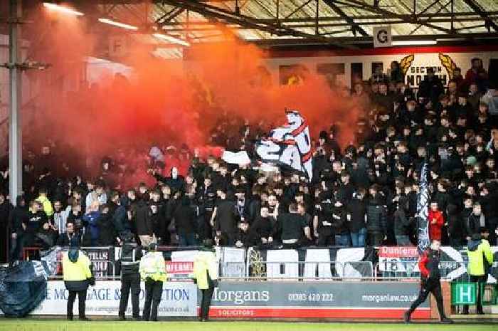 Teens arrested over pyro offences and police assault at Scots football match