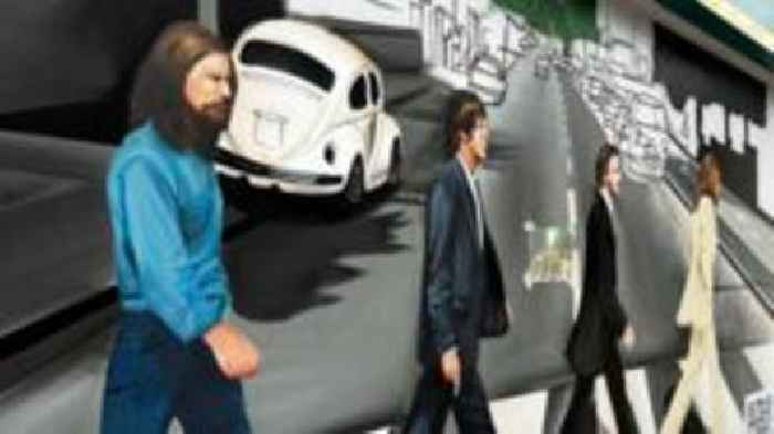 Beatles mural honours city's entertainment history