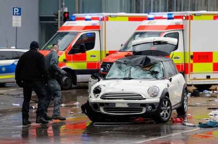 Mum and child die after Munich car attack which saw Mini Cooper drive  into crowd