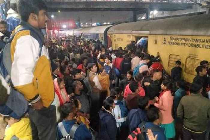 At least 15 killed in New Delhi stampede as thousands cram into railway for huge religious festival