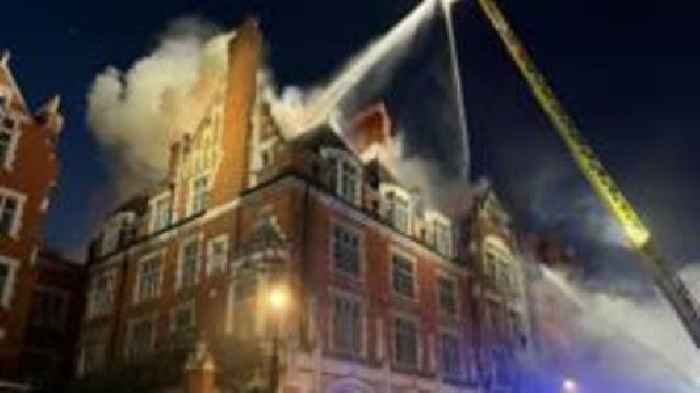 Luxury hotel blaze caused by pizza oven, fire service says