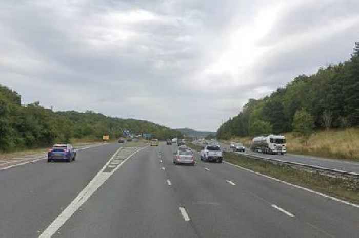 M5 traffic delays after crash near services