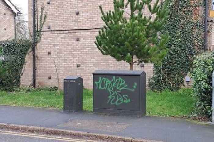 Middle-aged man arrested over graffiti after tags spotted in Cambridgeshire city