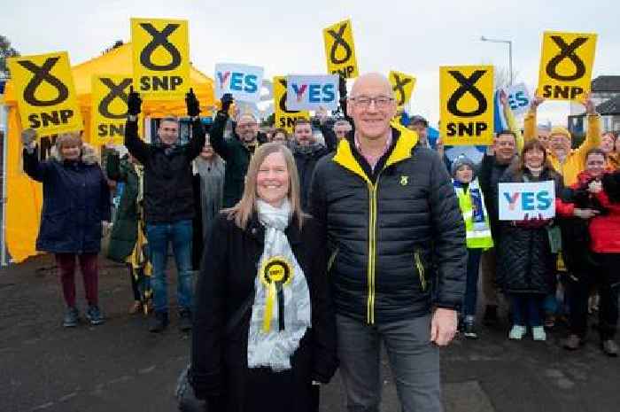 First Minister John Swinney in Kilmarnock ahead of crunch East Ayrshire by-election