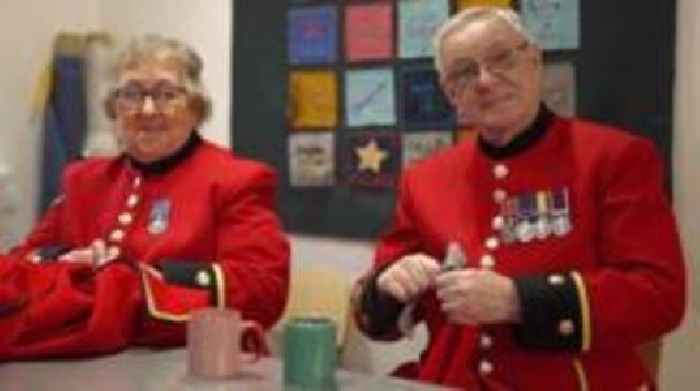 Chelsea Pensioners uniforms recycled into cushions