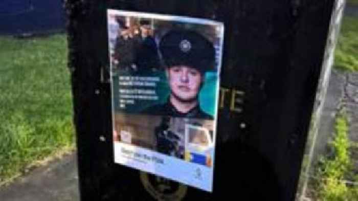 Anti-police posters 'unacceptable' and 'disgraceful'