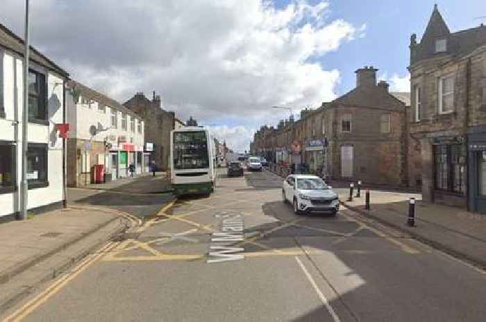 Bus and car crash on Scots high street leaves two in hospital