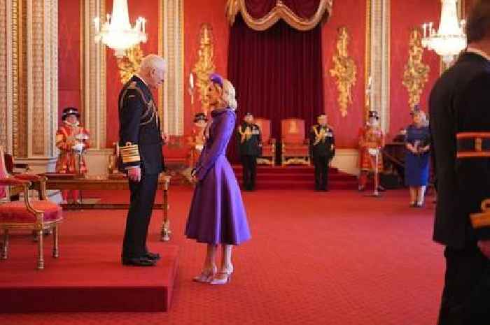 Strictly Come Dancing's Amy Dowden awarded MBE from King Charles III after cancer battle