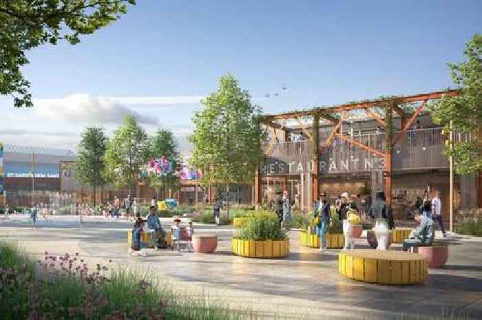 A huge section of Cardiff city centre is being transformed into this