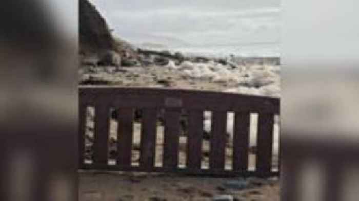 Bench washed 80 miles in storm returned to family