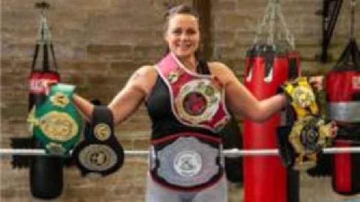 Mum joins her three daughters in boxing contest