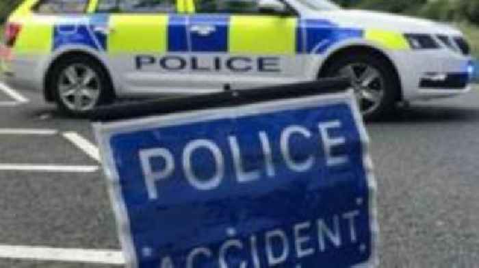 Major road closed in both directions after crash