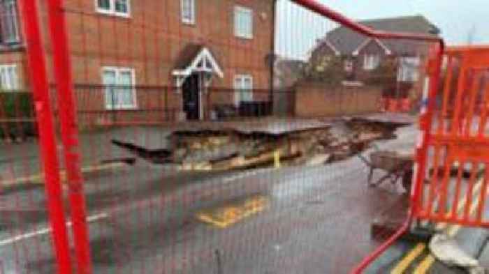 Sinkhole street families 'out of homes for months'