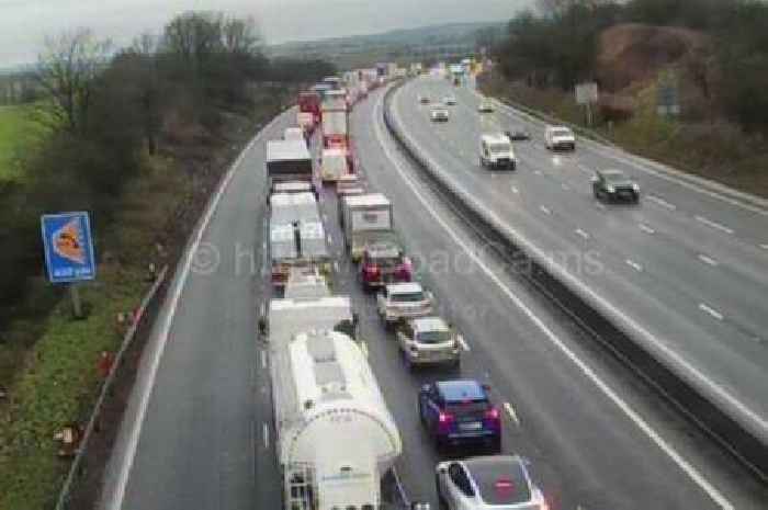 Live M6 updates as 'all traffic held' after North Staffordshire crash