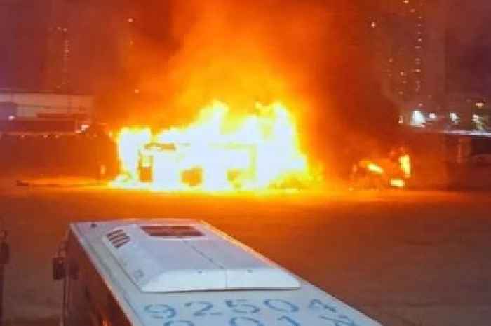 Buses explode in Israel sparking fears of a terrorist attack