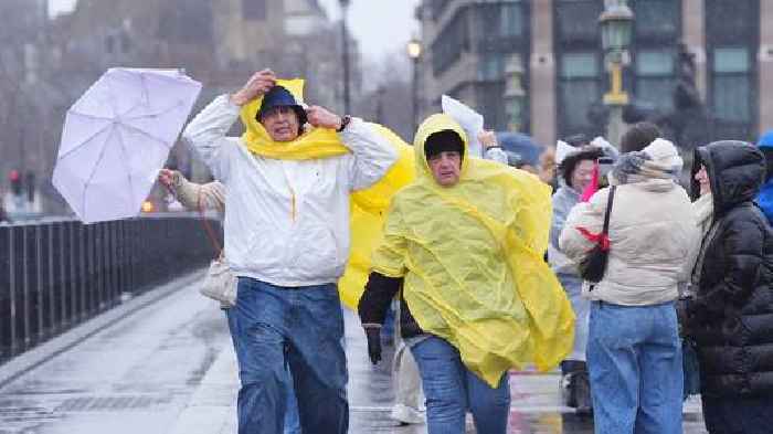 Fresh weather warnings as parts of UK brace for 70mph winds and heavy rain