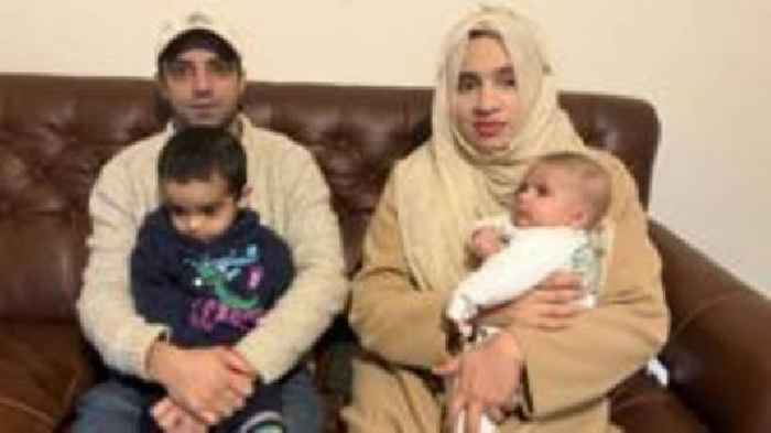 Fire-hit flat family still in temporary home