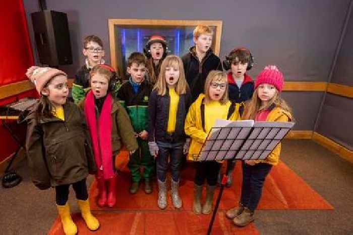 Children record new version of Old McDonald as farmers struggle