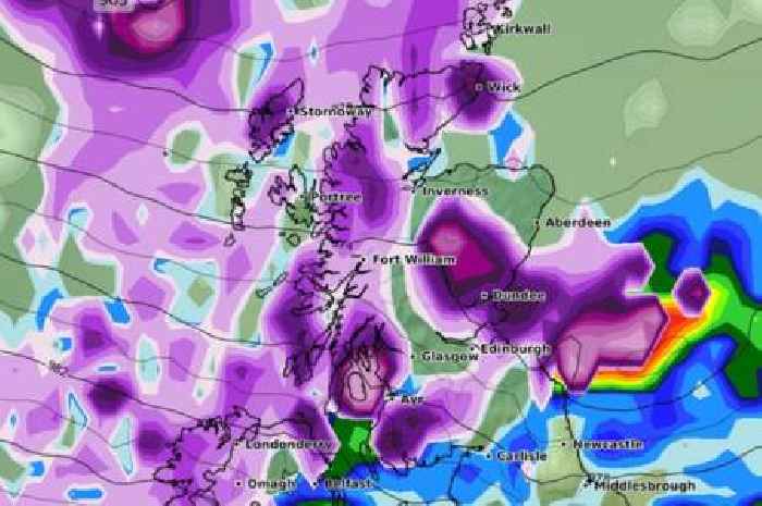 Exact date a week of snow to blanket Scotland as weather maps predict nationwide flurries