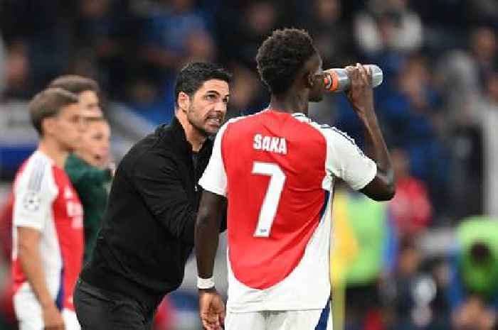 Mikel Arteta gives Bukayo Saka and Gabriel Martinelli injury update after Champions League draw