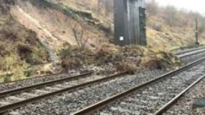 West Coast Main Line reopens after landslip