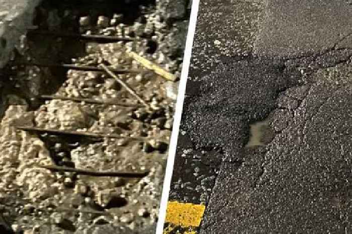 Pothole in Hull so deep steel rods can be seen 'will be fixed'