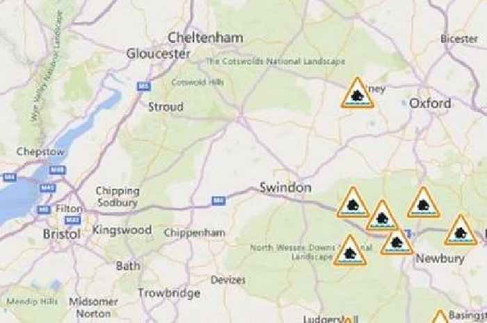 Flood alerts in place across Gloucestershire as weather warnings issued