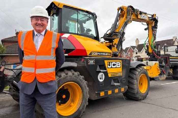 153 potholes are being repaired on Staffordshire's crumbling roads every day