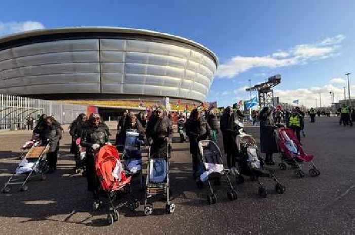Pro-Palestine protestors target Scottish Labour conference outside Glasgow SEC