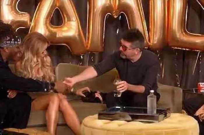 Simon Cowell's gesture to KSI leaves BGT judge speechless in backstage clip