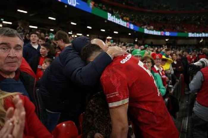 The best pictures as brave Wales players' proud families make feelings clear