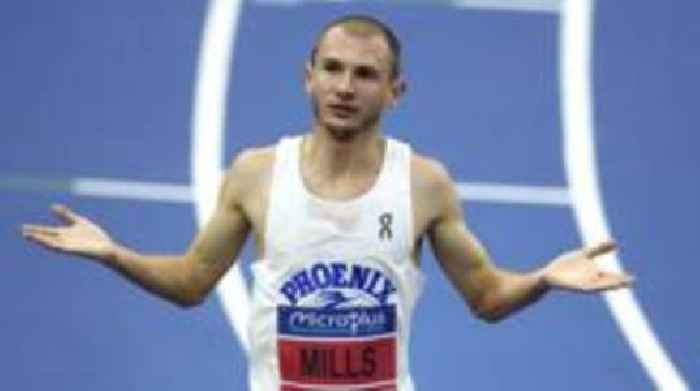 Mills wins 3,000m indoor title with championship record