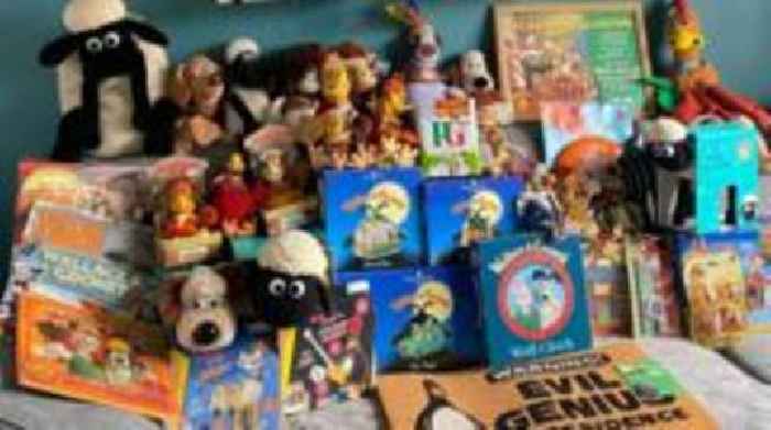 Wallace and Gromit fan has 1,000 memorabilia items