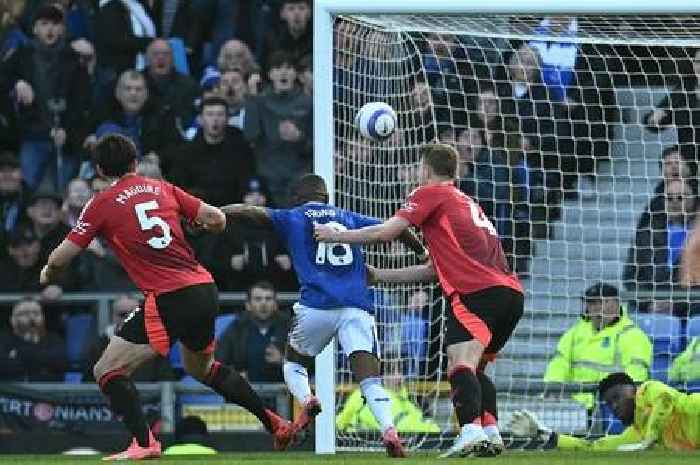 Man Utd saved by major VAR blunder as referee 'shown wrong footage' against Everton