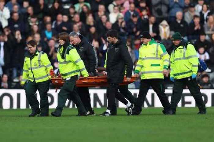 David Ozoh injury latest after Derby County midfielder carried off on stretcher