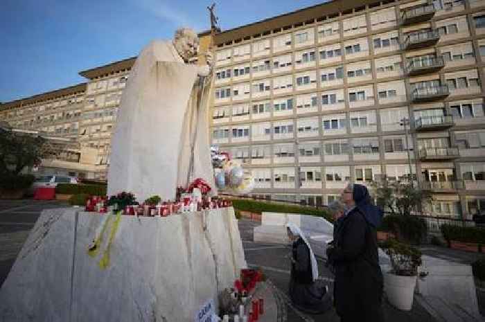 Pope Francis 'alert' but still in critical condition at hospital