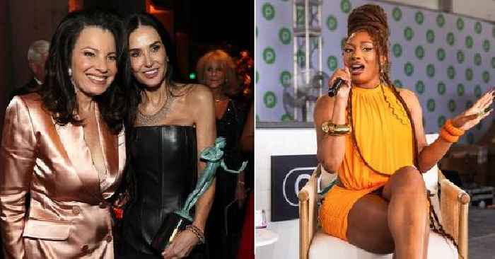 HOT PICS! Fran Drescher & Demi Moore at Post SAG Awards Gala; Megan Thee Stallion at South Beach Wine & Food Festival in Miami