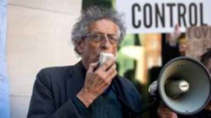 Piers Corbyn in court over protest outside BBC HQ