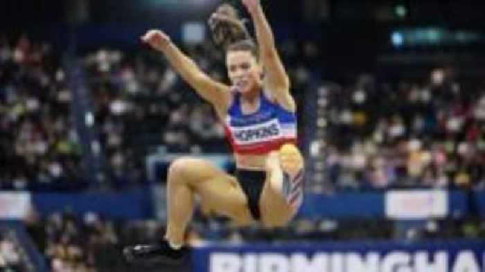 Hopkins 'over the moon' with long jump gold