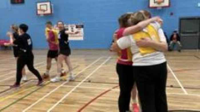 Netball club raises £54k in 75-hour 'marathon'