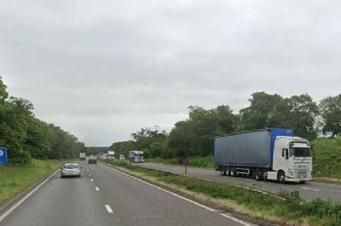 Police arrest three people after multi-vehicle crash on A1