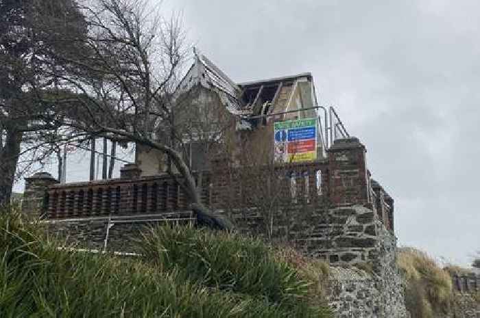 Historic Gyllyngdune Chapel still needs repairs after roof blown off in storms