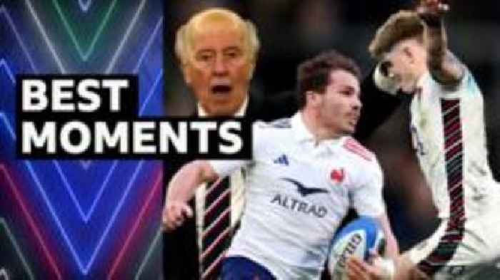 'Monster' kicks, singing & plenty of tries - best moments from Six Nations round three