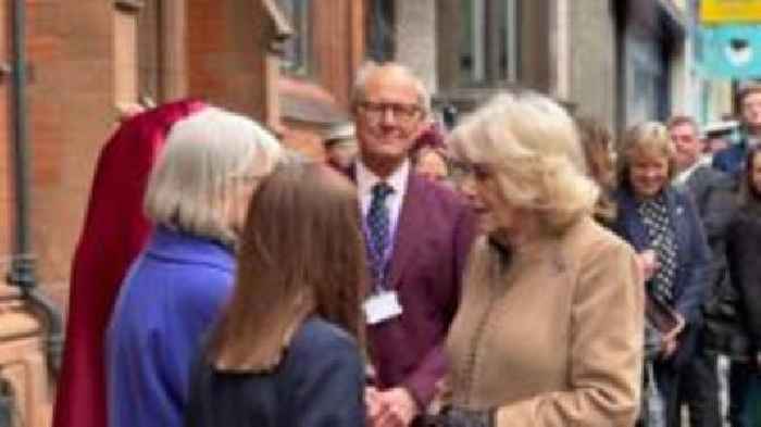 Queen Camilla unveils new Aphra Behn statue