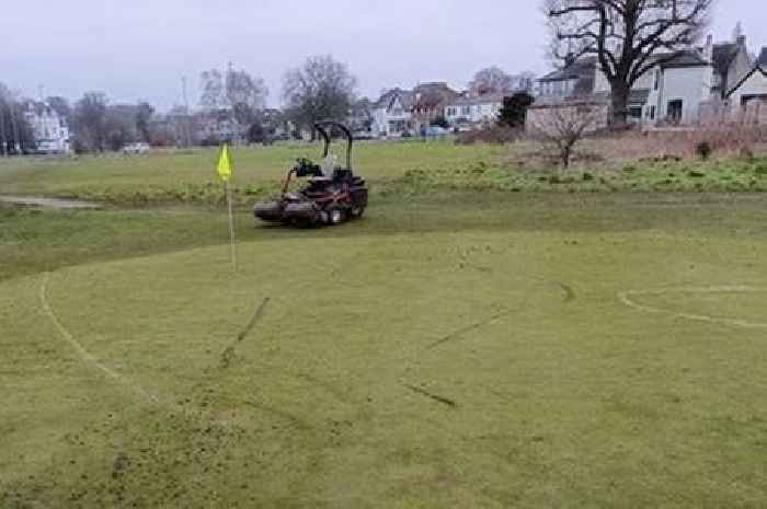 Shock as Surrey golf course vandalised with Nazi symbol