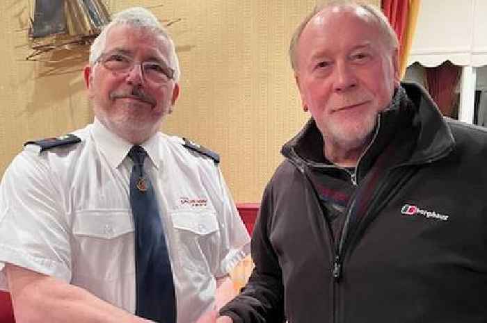 Lockerbie and District Rotary Club members get an insight into the work of The Salvation Army