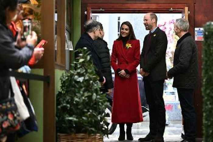 Kate Middleton and Prince William's train journey to Wales hit by weather chaos