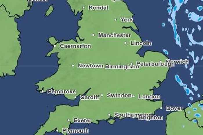 Weather charts reveal it's hardly going to rain for days in Wales and it will be sunny too