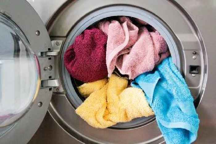 Woman taken aback by what this washing machine button does